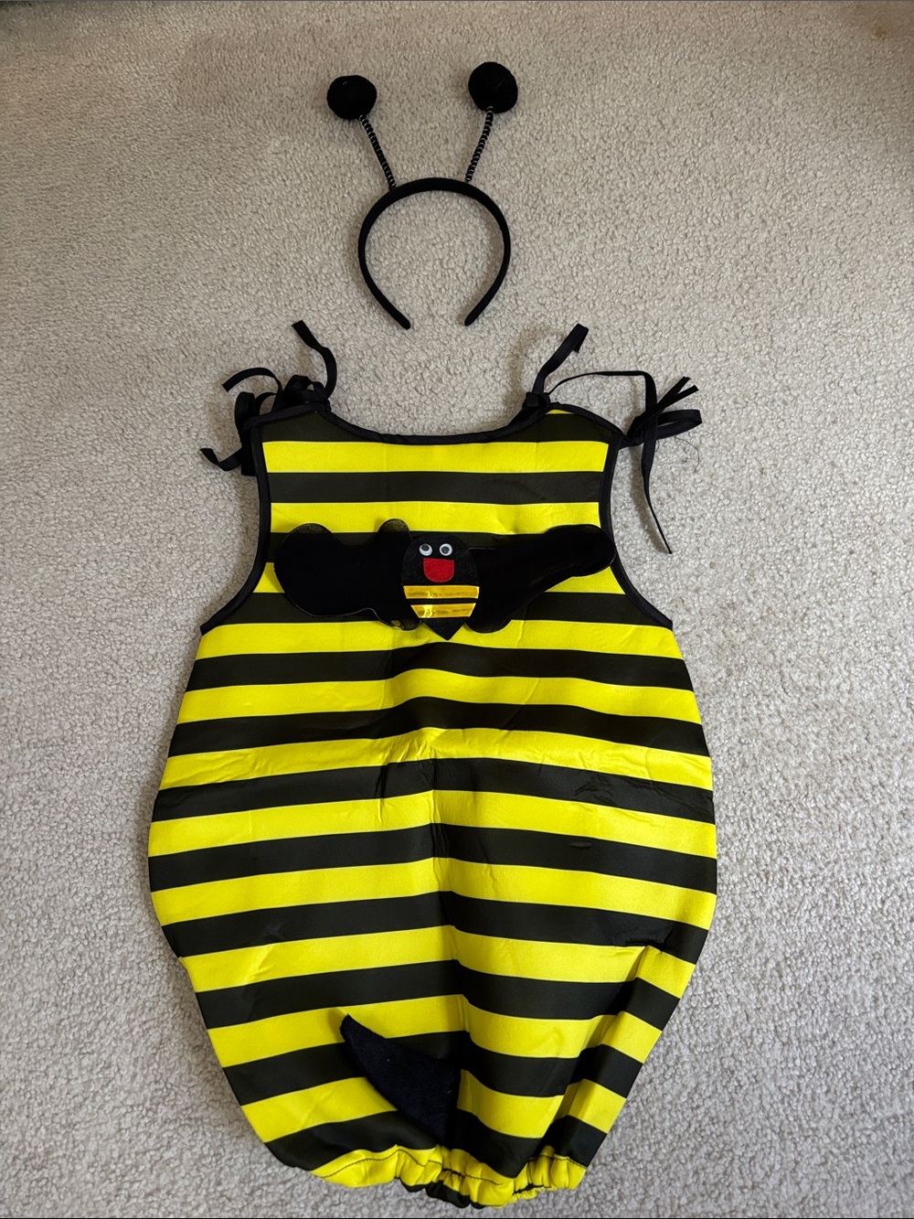 Baby bumble bee Halloween costume